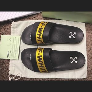 OFF-WHITE SLIDES SIZE 12.5 (INCLUDES DUST BAG, ORIGINAL BOX & PAPERS) *NEW*